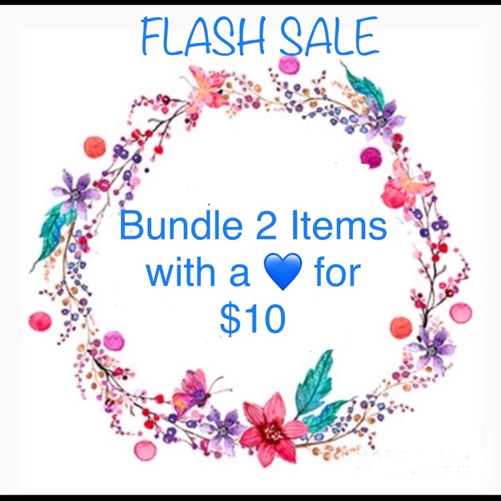 Bundle 2+ items with a 💙 at $5 each